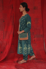 Green Silk Pants