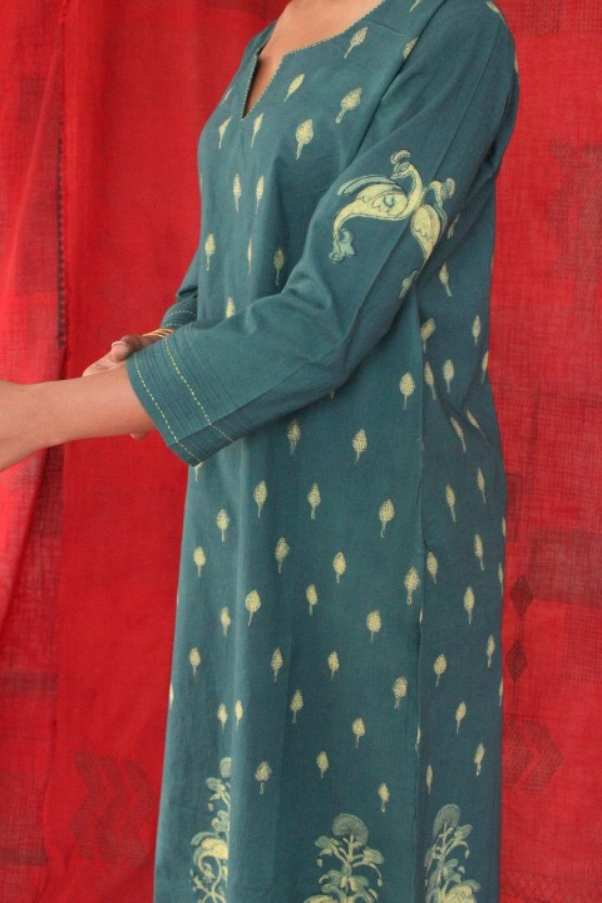 Bela Motif Kurta