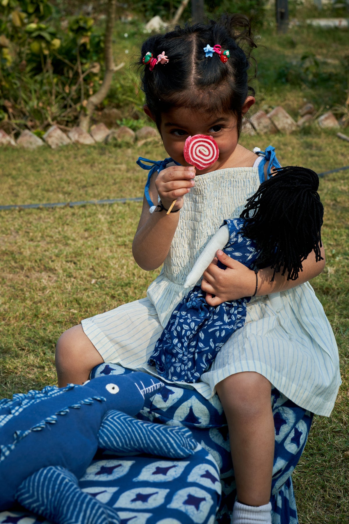 Smocked Cotton Dress