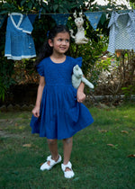 Smocked Yoke Frill Dress