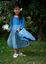 Tiered Dhaari Dress