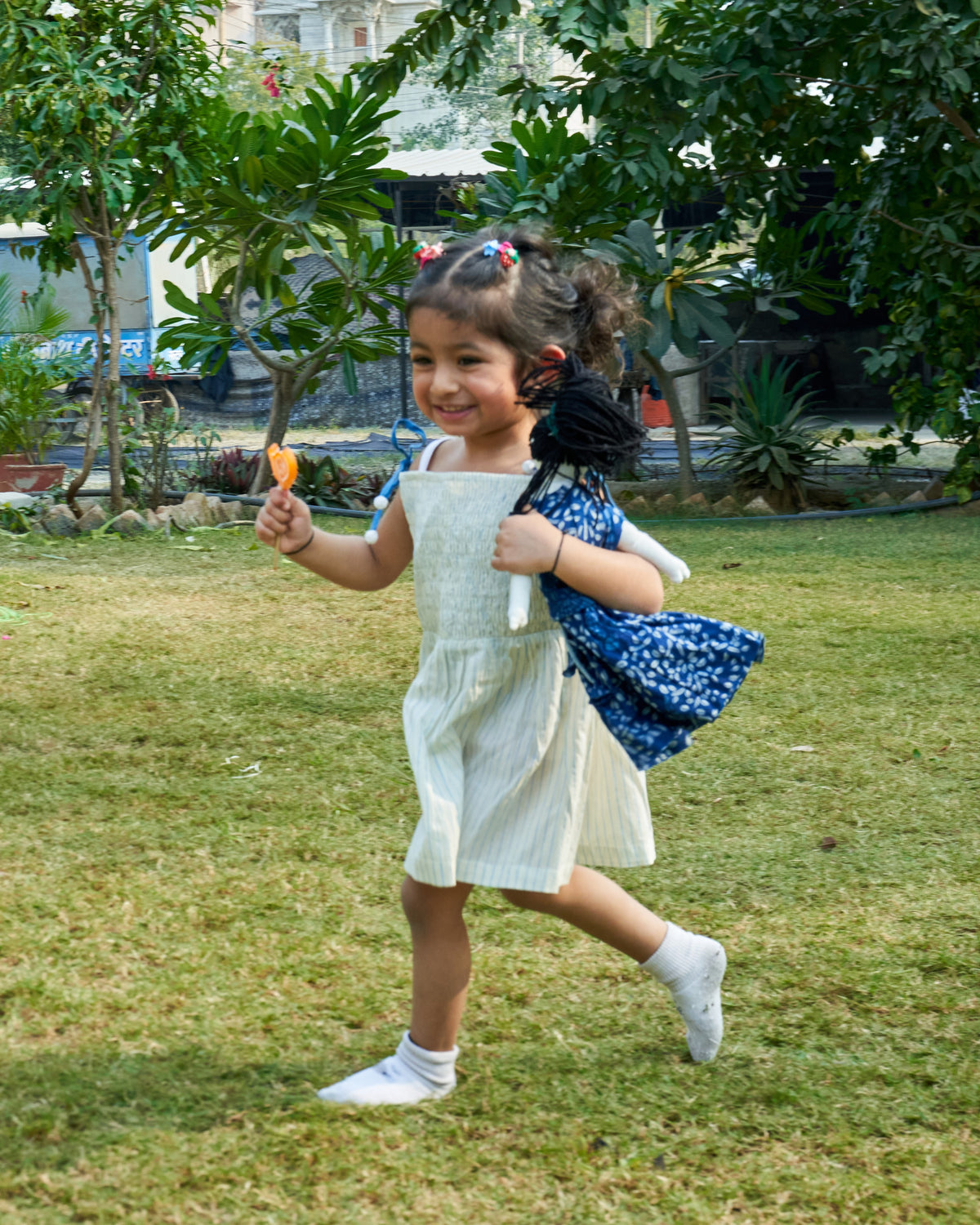 Smocked Cotton Dress