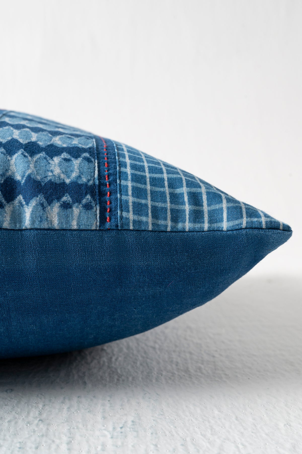 INDIGO PATCHWORK CUSHION