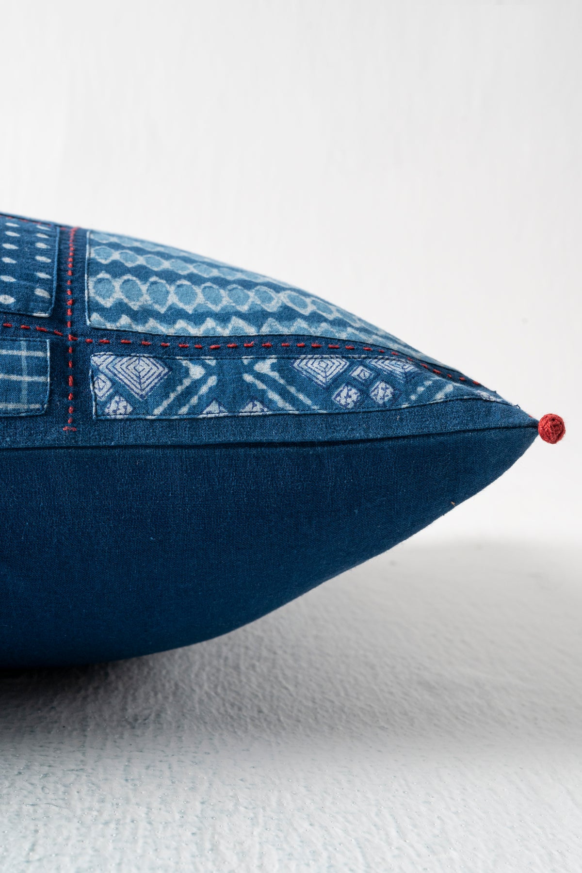 INDIGO PATCHWORK CUSHION