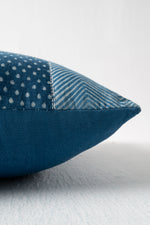 INDIGO PATCHWORK CUSHION