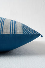 INDIGO STRIPED CUSHION