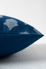 BLUE POTTERY CUSHION