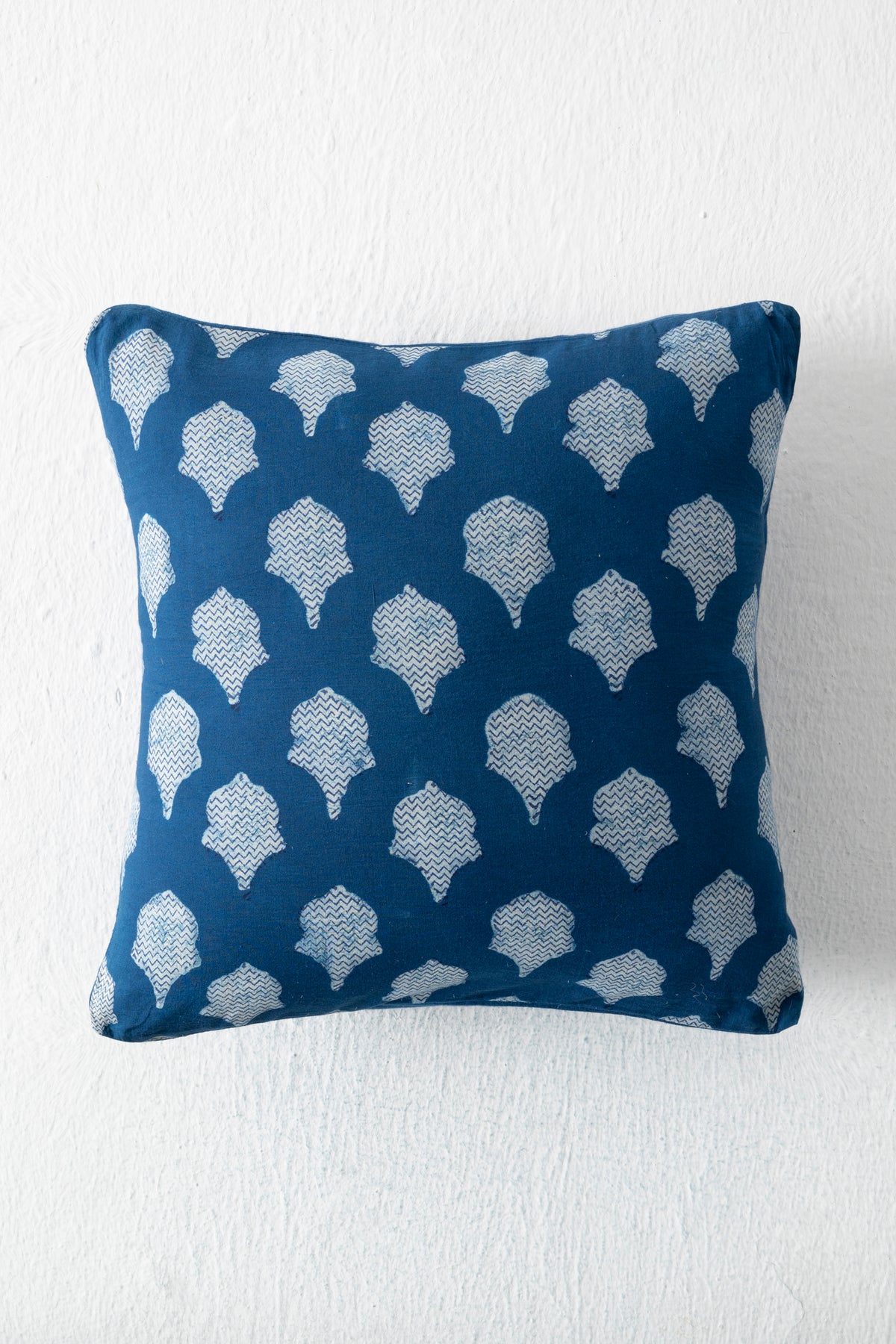 BLUE POTTERY CUSHION