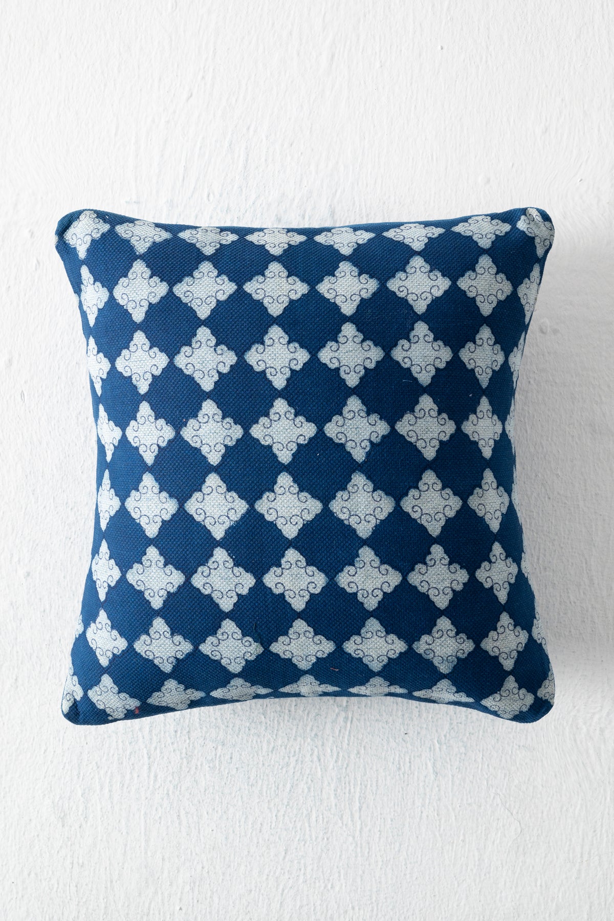 BLUE POTTERY CUSHION