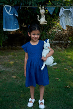 Smocked Yoke Frill Dress