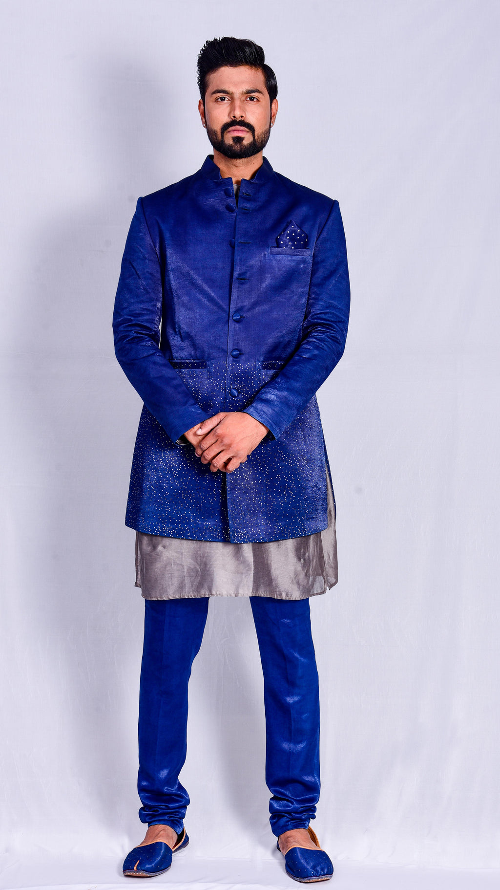 Teal Blue Designer Jodhpuri Suitjodhpurimens Suitsmens - Etsy | Reception  suits, Party wear dresses, Blue coats