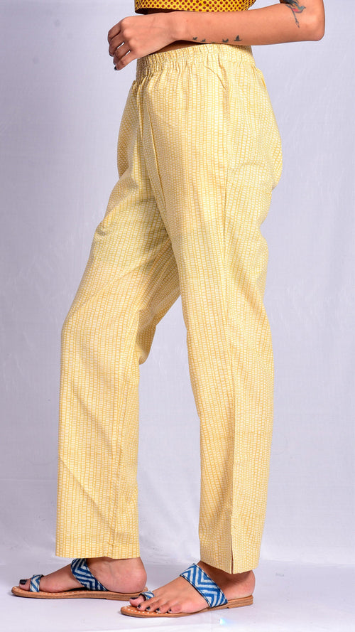 Nashpal Dyed Straight Pants - Aavaran Udaipur